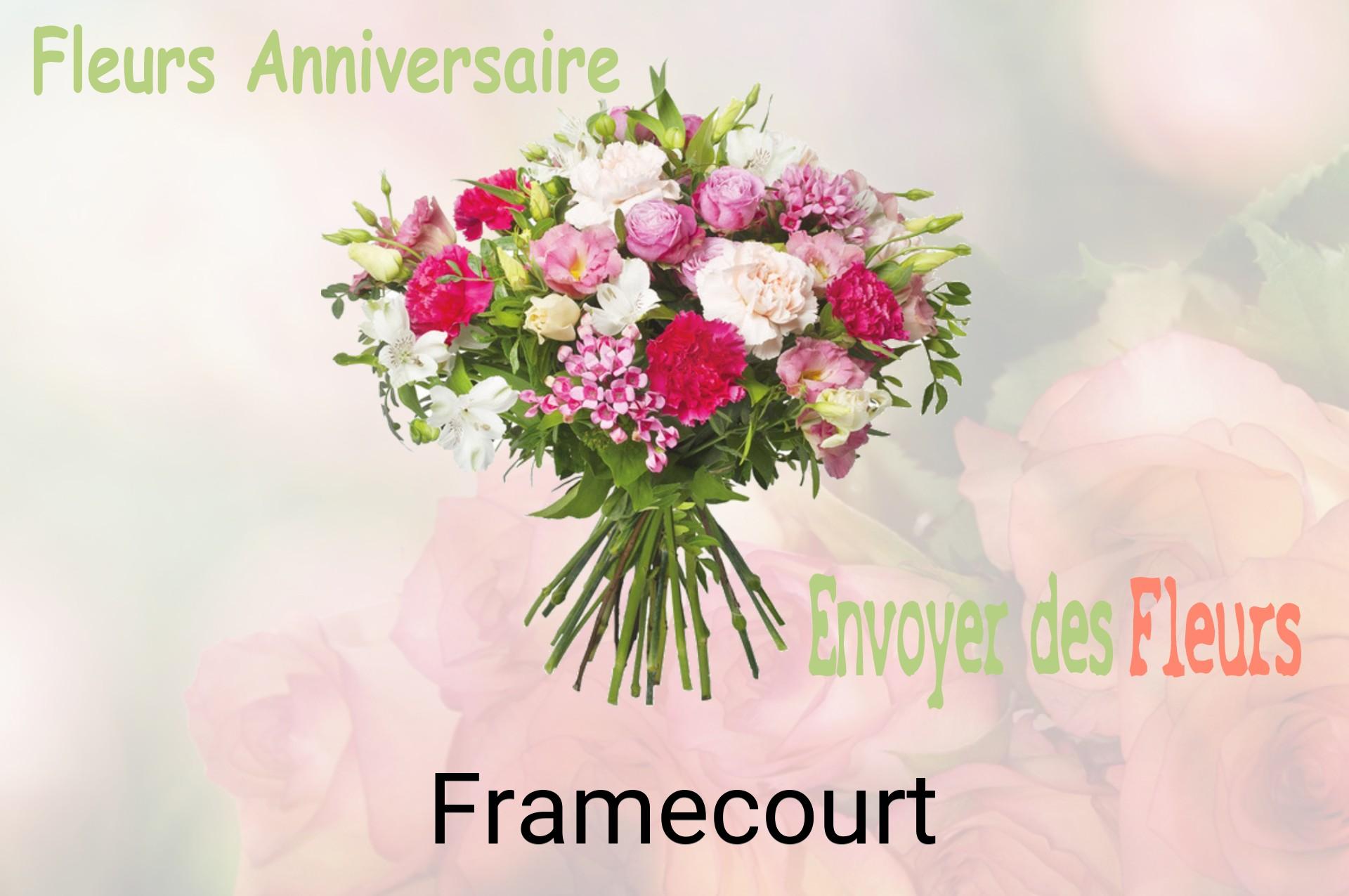 Bouquet de fleurs d’anniversaire livré à Framecourt